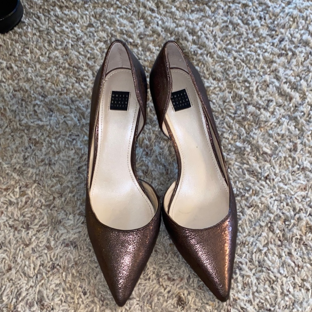 Shimmery Bronze Heels